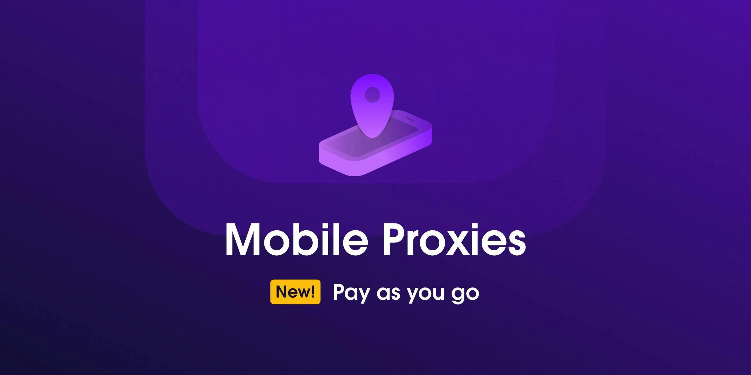 Mobile Proxies in Self-Service