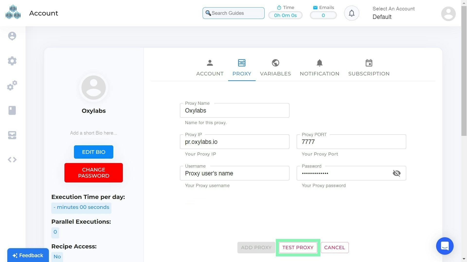 Testing Residential Proxies