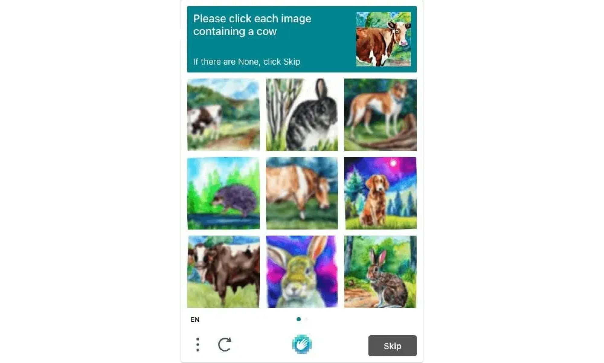 hCAPTCHA example