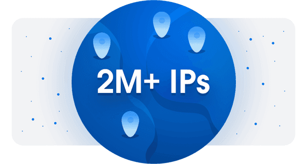 The largest private proxies pool in the market