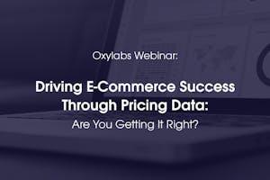 driving e-commerce success through pricing data