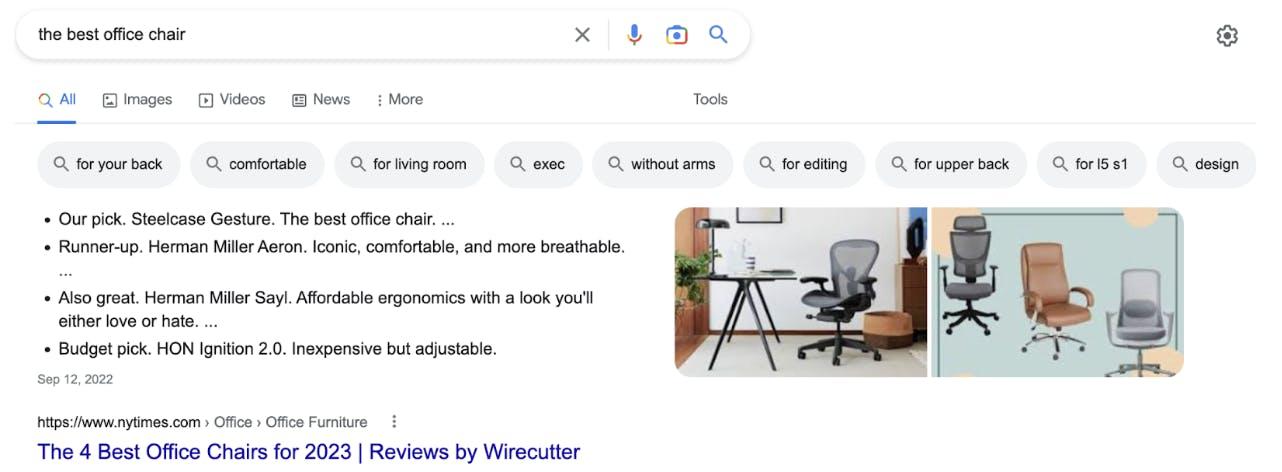 featured snippet 