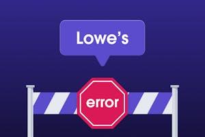 Lowe's Access Denied