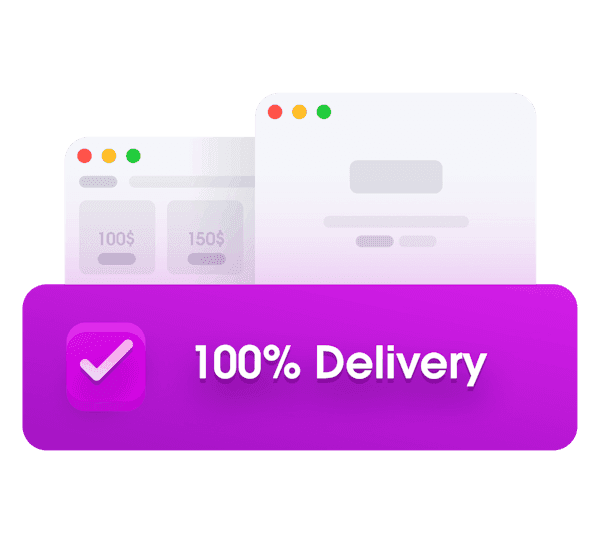 100% delivery