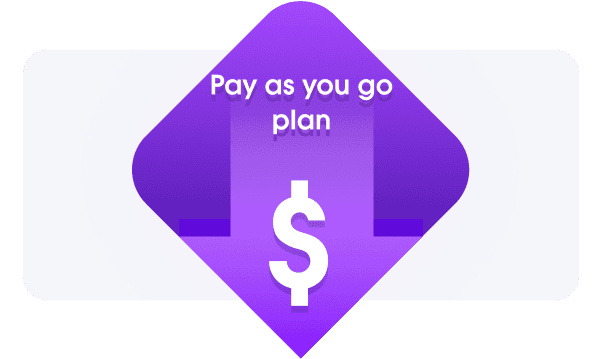 Pay as you go plan