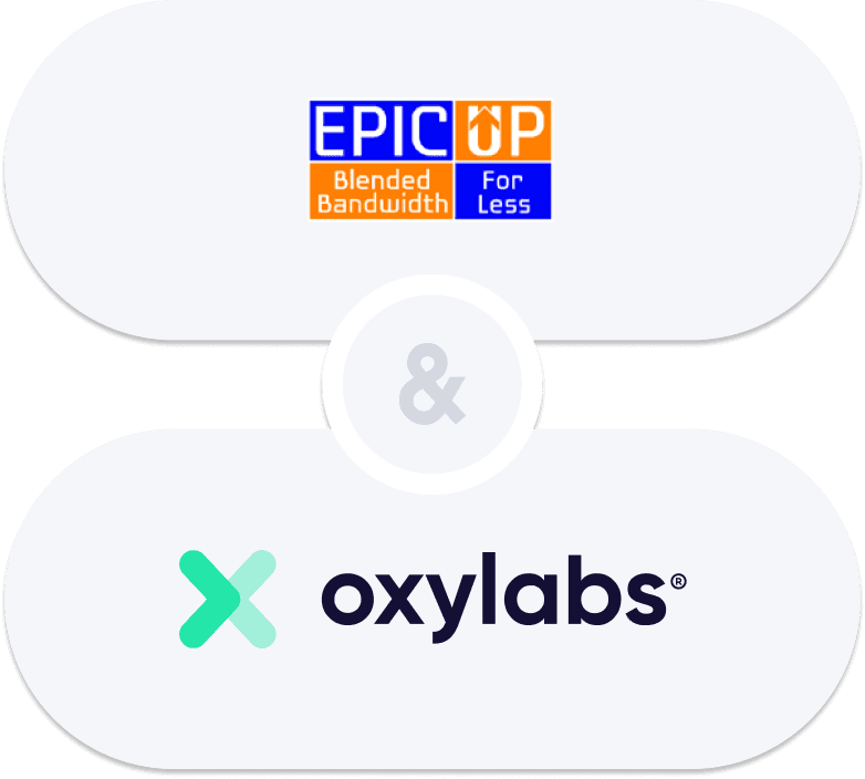 EpicUp and Oxylabs