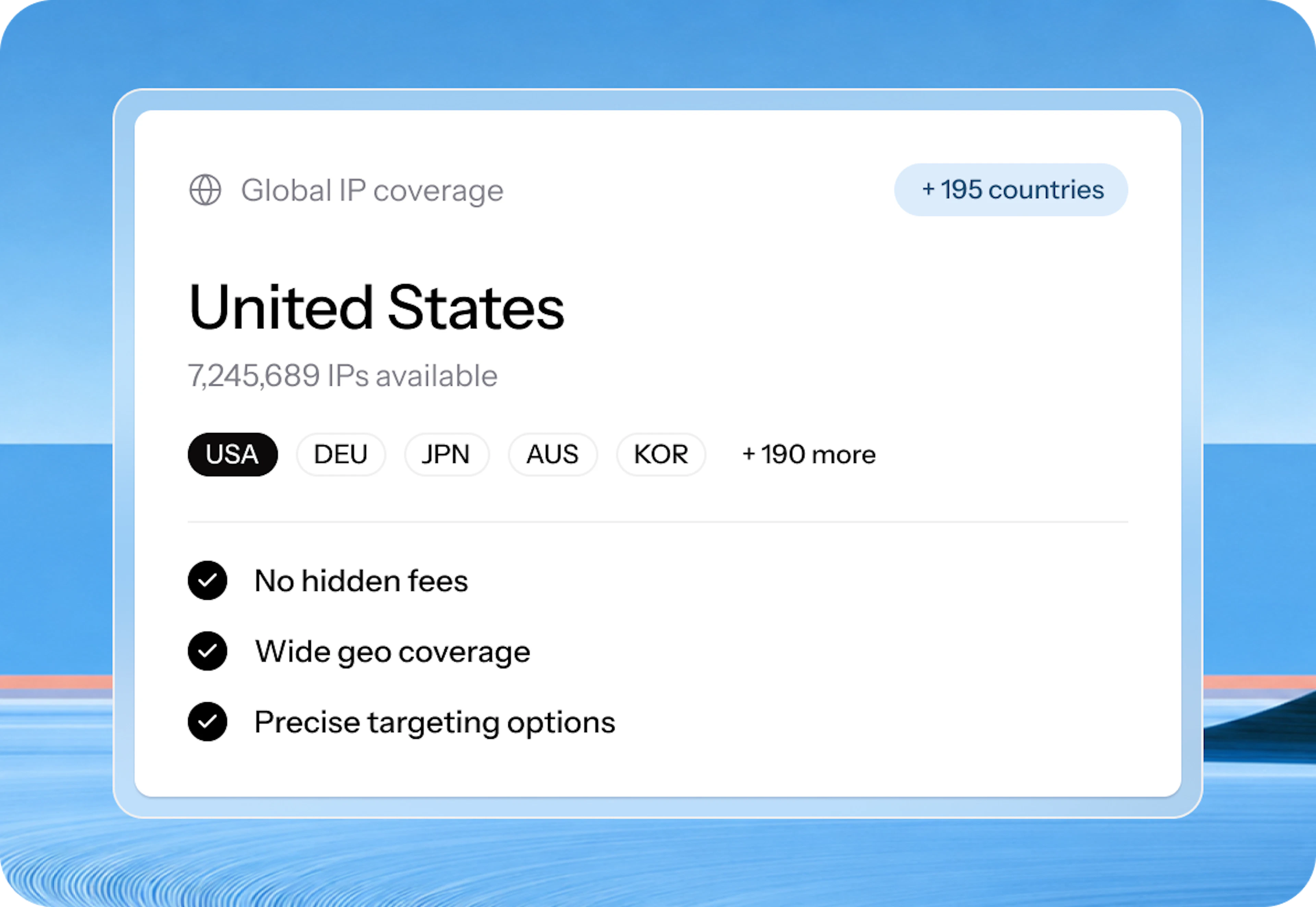 Global public web data access