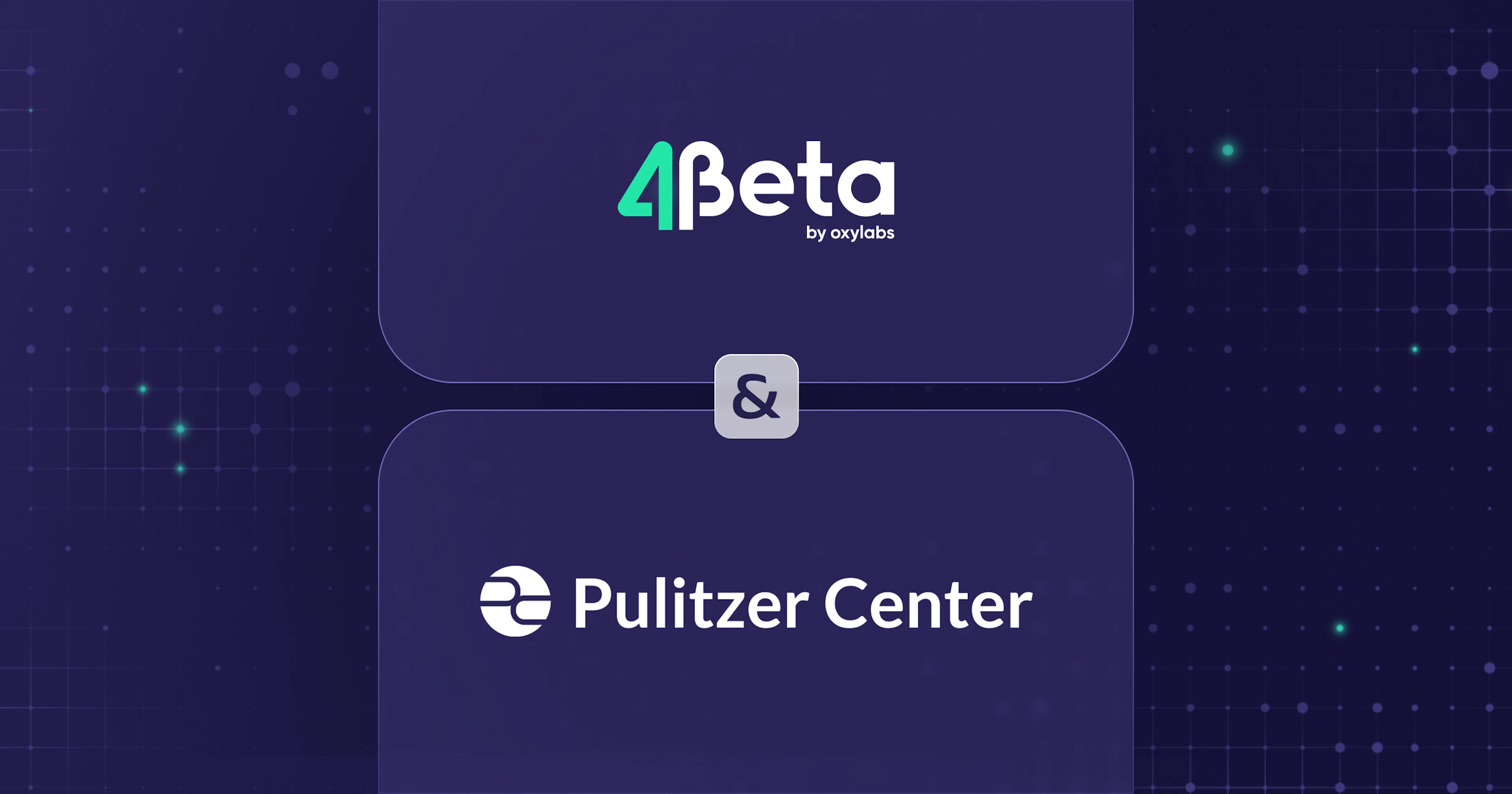 4beta and The Pulitzer Center