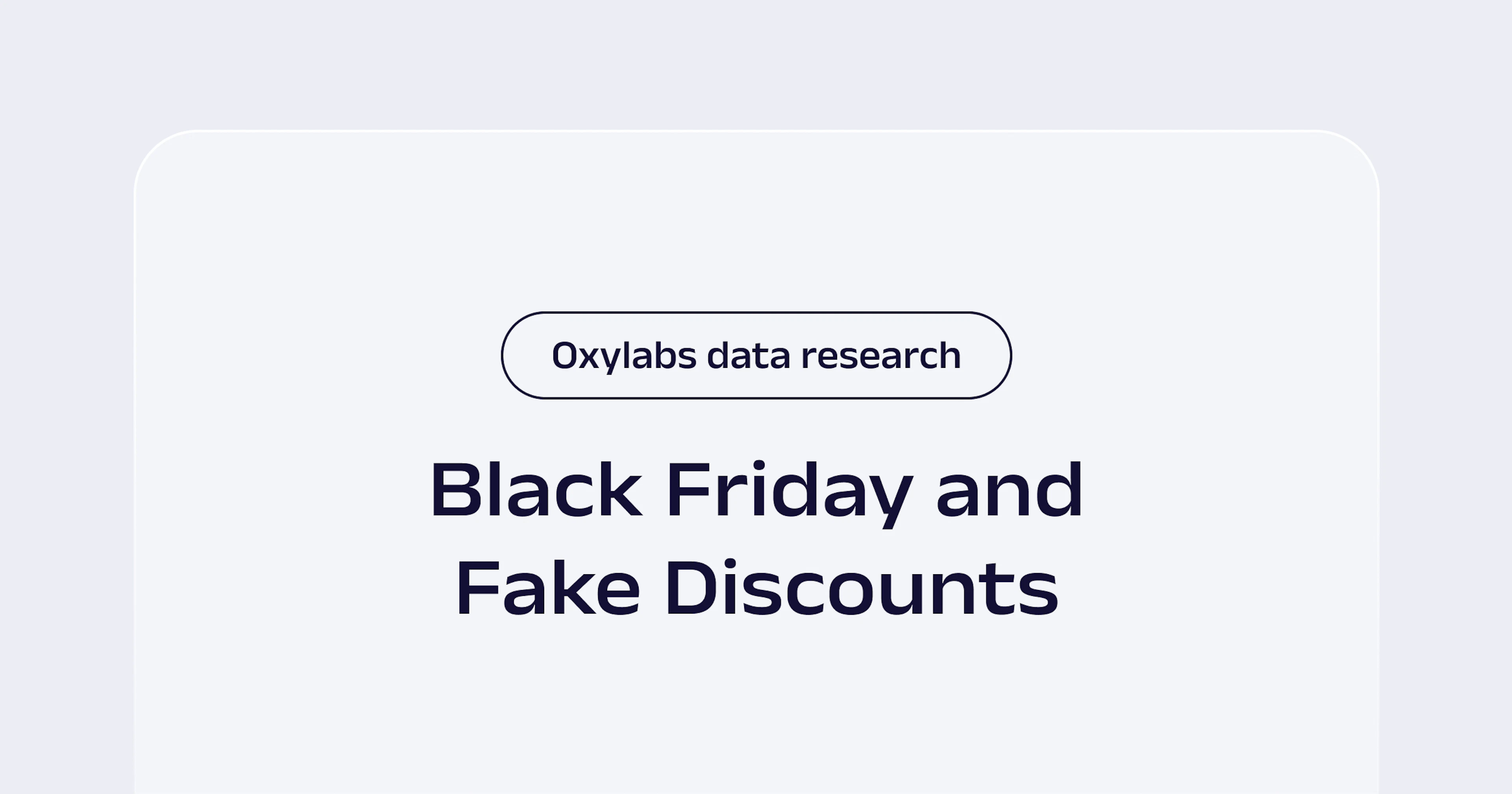 Oxylabs fake discounts research 