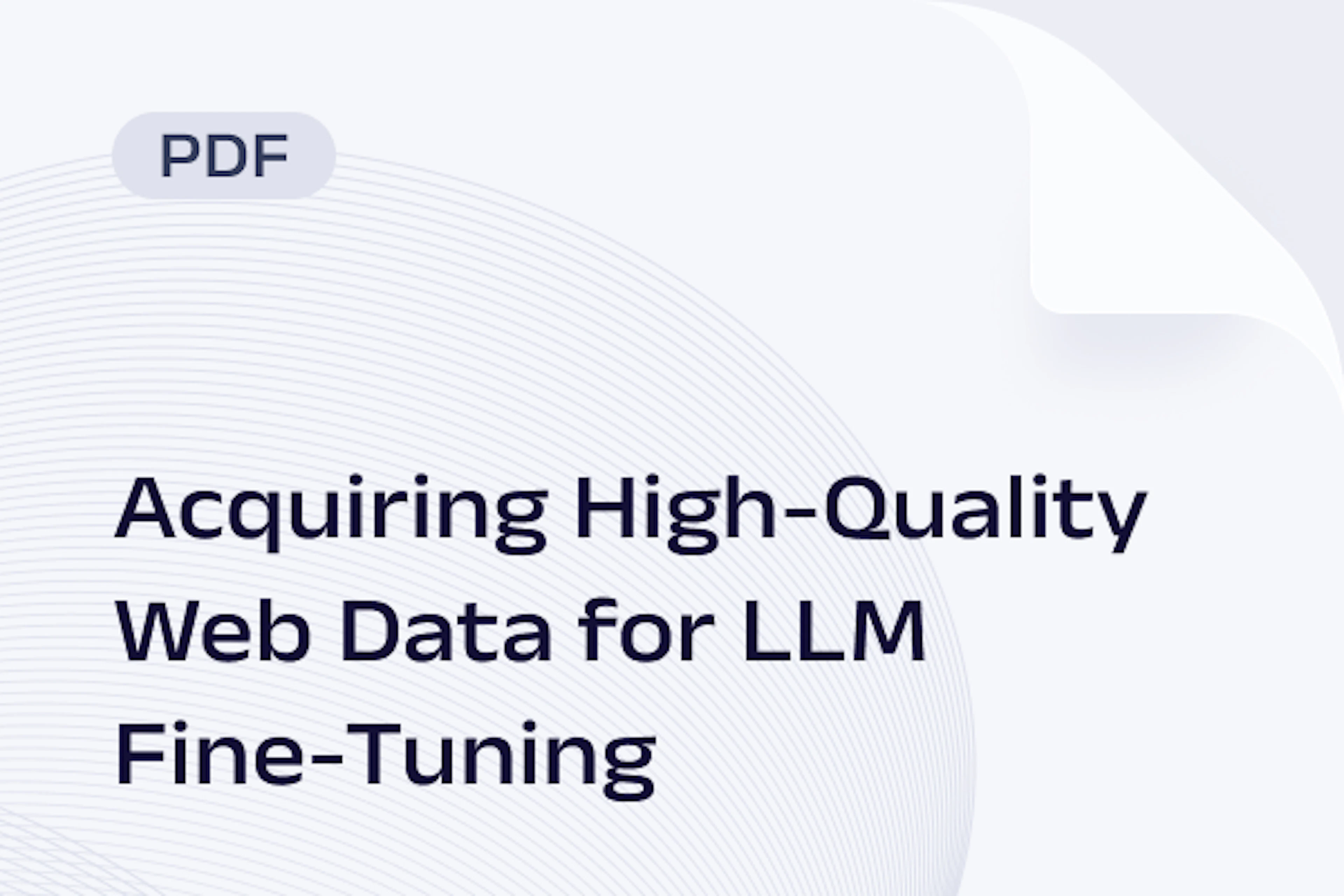 Acquiring High-Quality Web Data for LLM Fine-Tuning