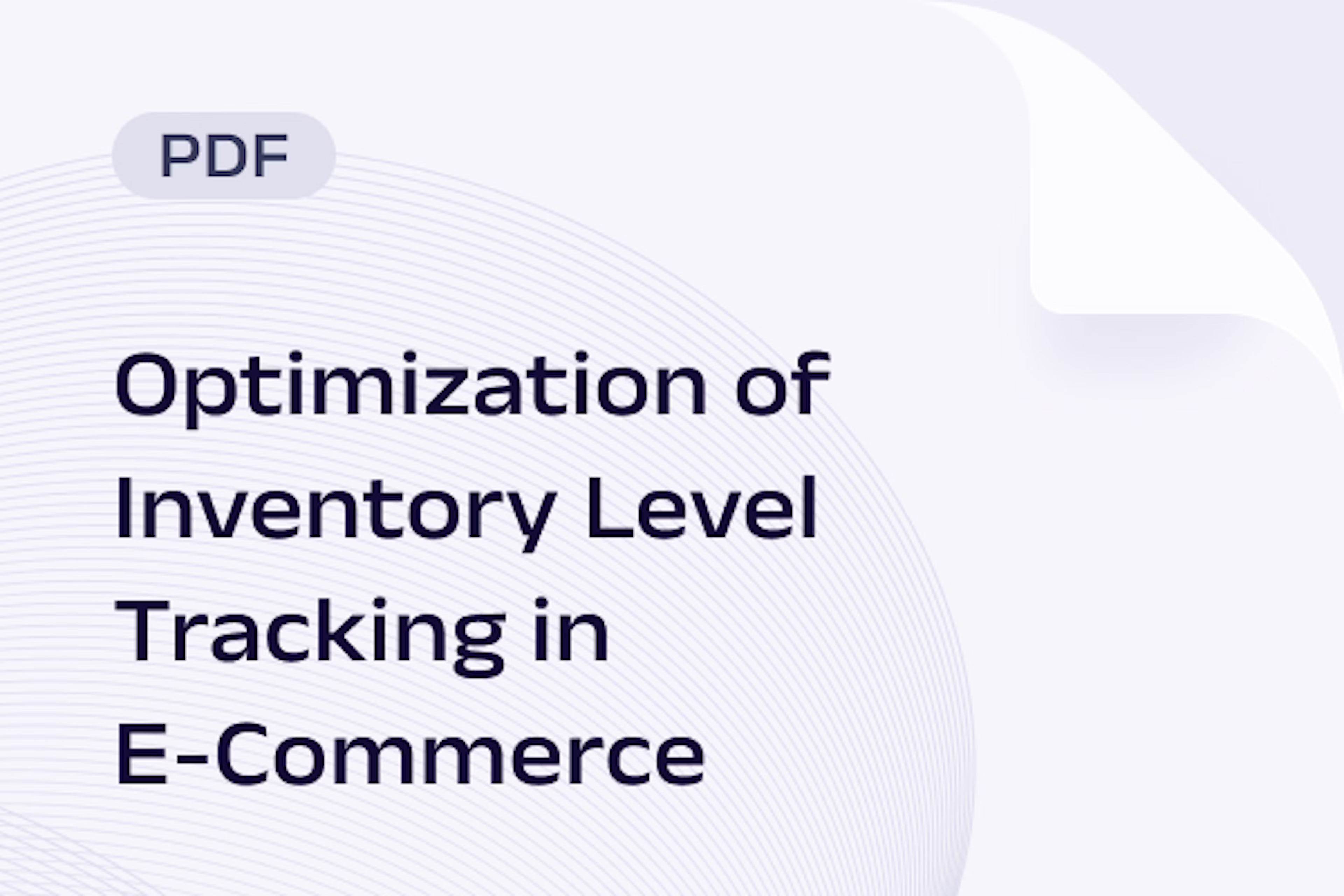 Optimization of Inventory Level Tracking in E-Commerce