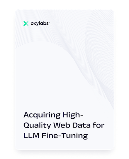 Free White Paper: Acquiring High-Quality Web Data for LLM Fine-Tuning