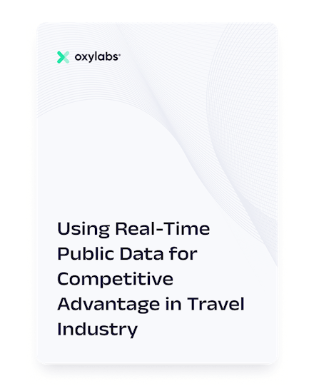 Using Real-Time Public Data for Competitive Advantage in Travel Industry