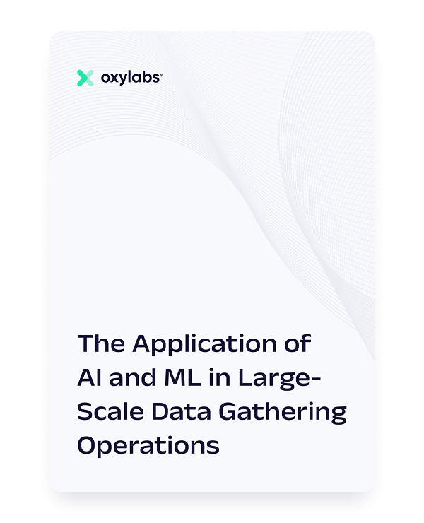 The Application of AI and ML in Large-Scale Data Gathering Operations