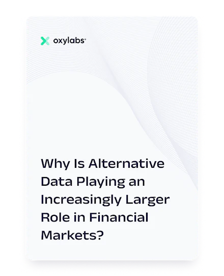 Why Is Alternative Data Playing an Increasingly Larger Role in Financial Markets