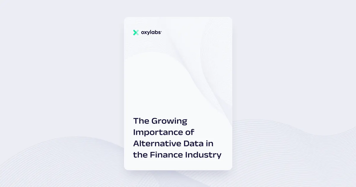 Alternative Data Brings Opportunities to The Financial Sector