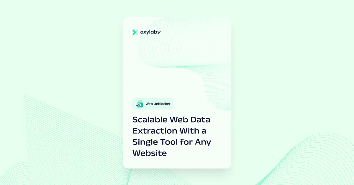 Scalable Web Data Extraction With a Single Tool for Any Website
