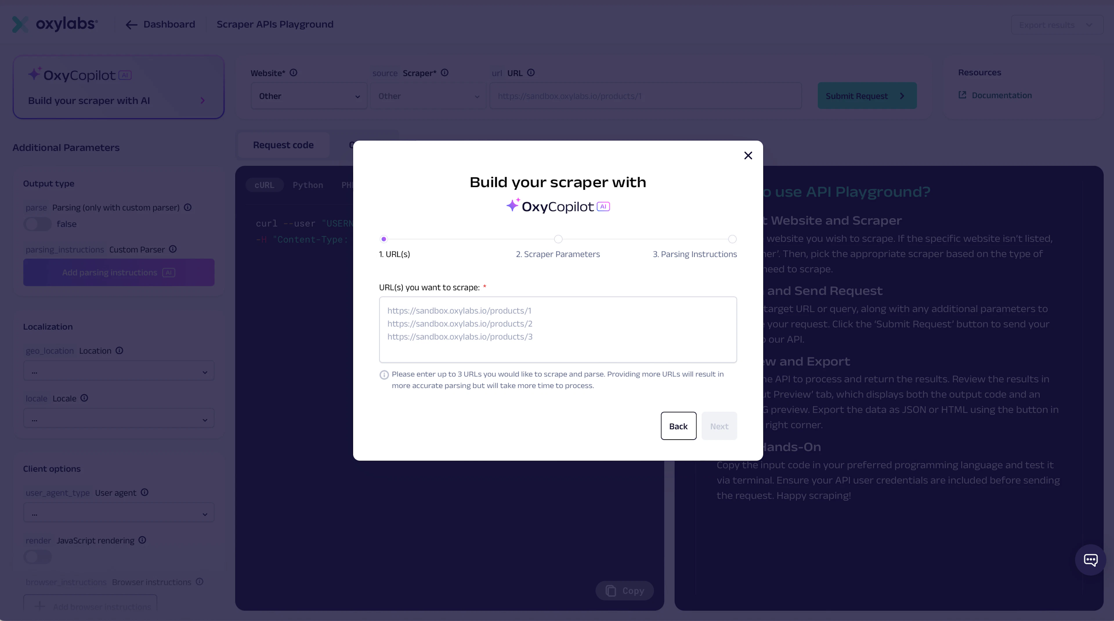 Using OxyCopilot