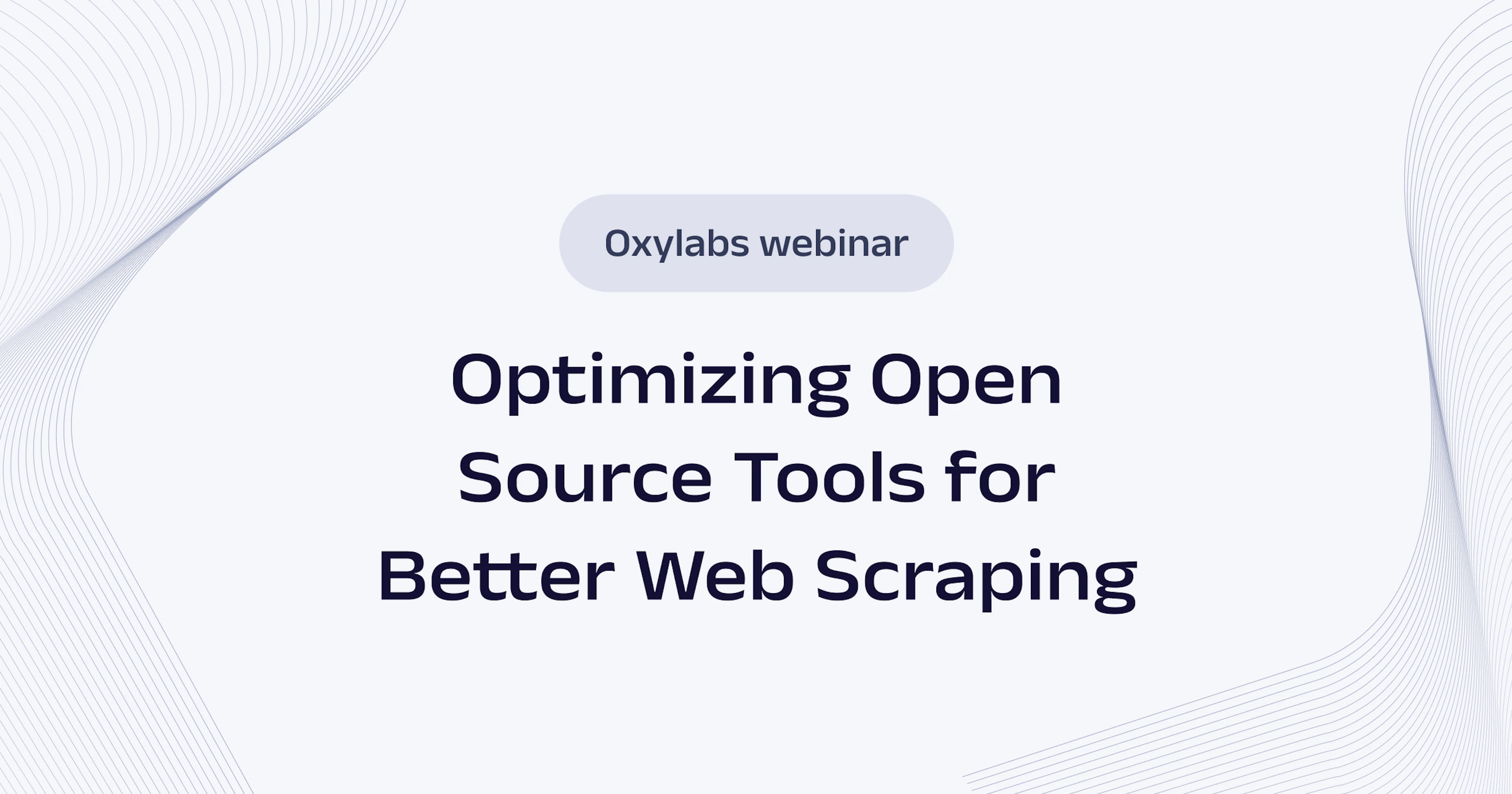 optimizing open source tools for better web scraping