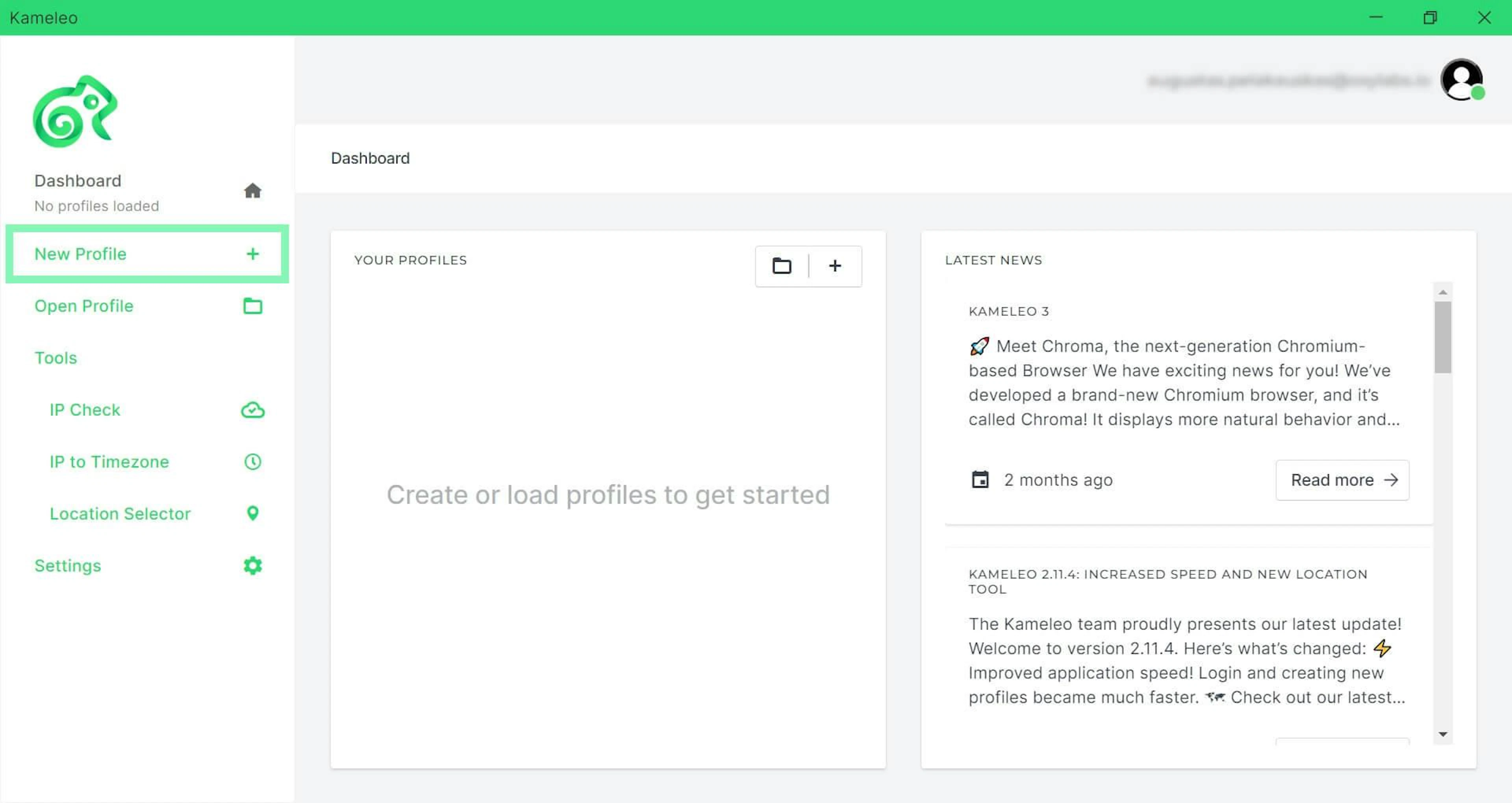 Adding a new profile