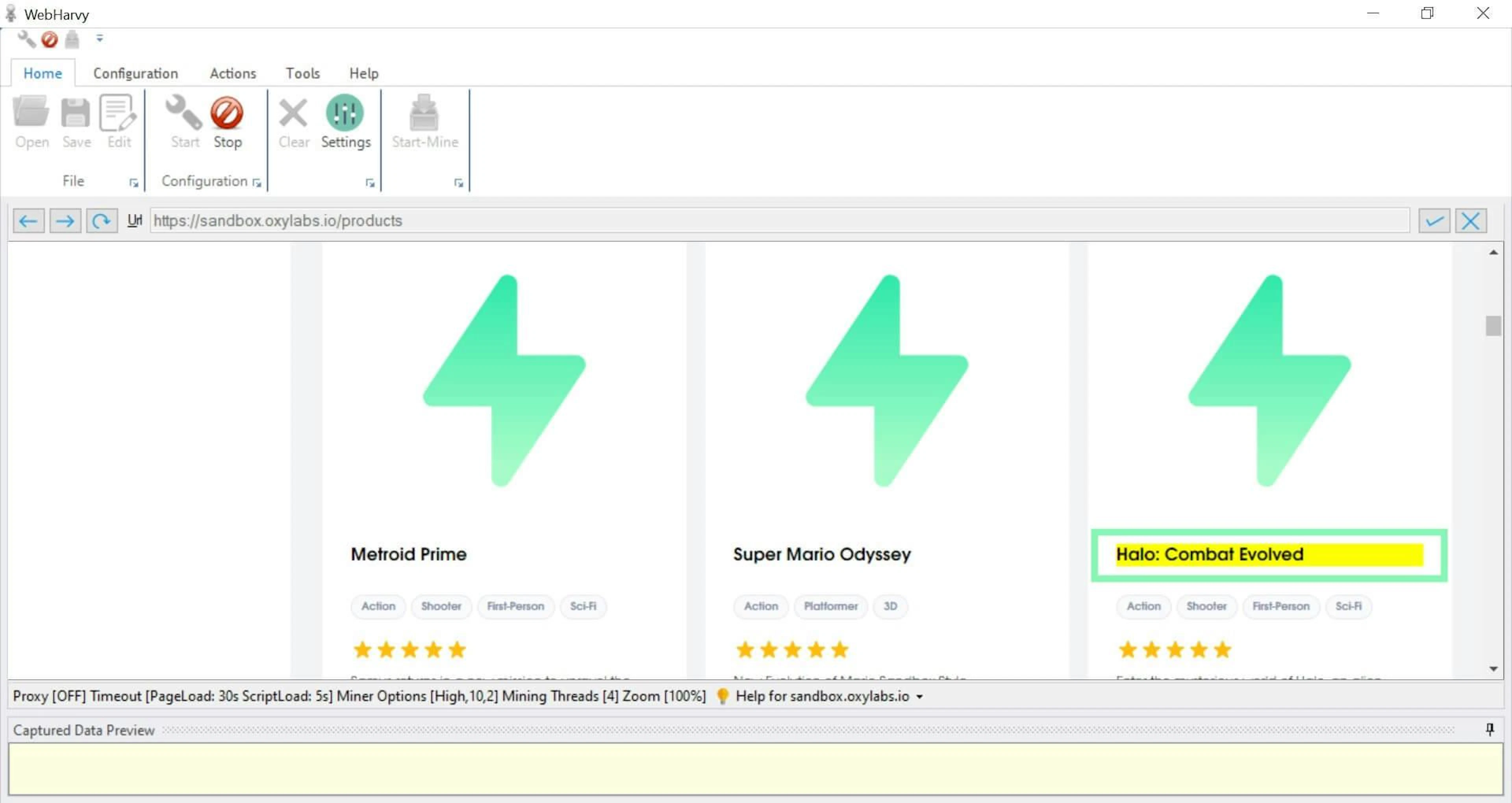Selecting chunks of content