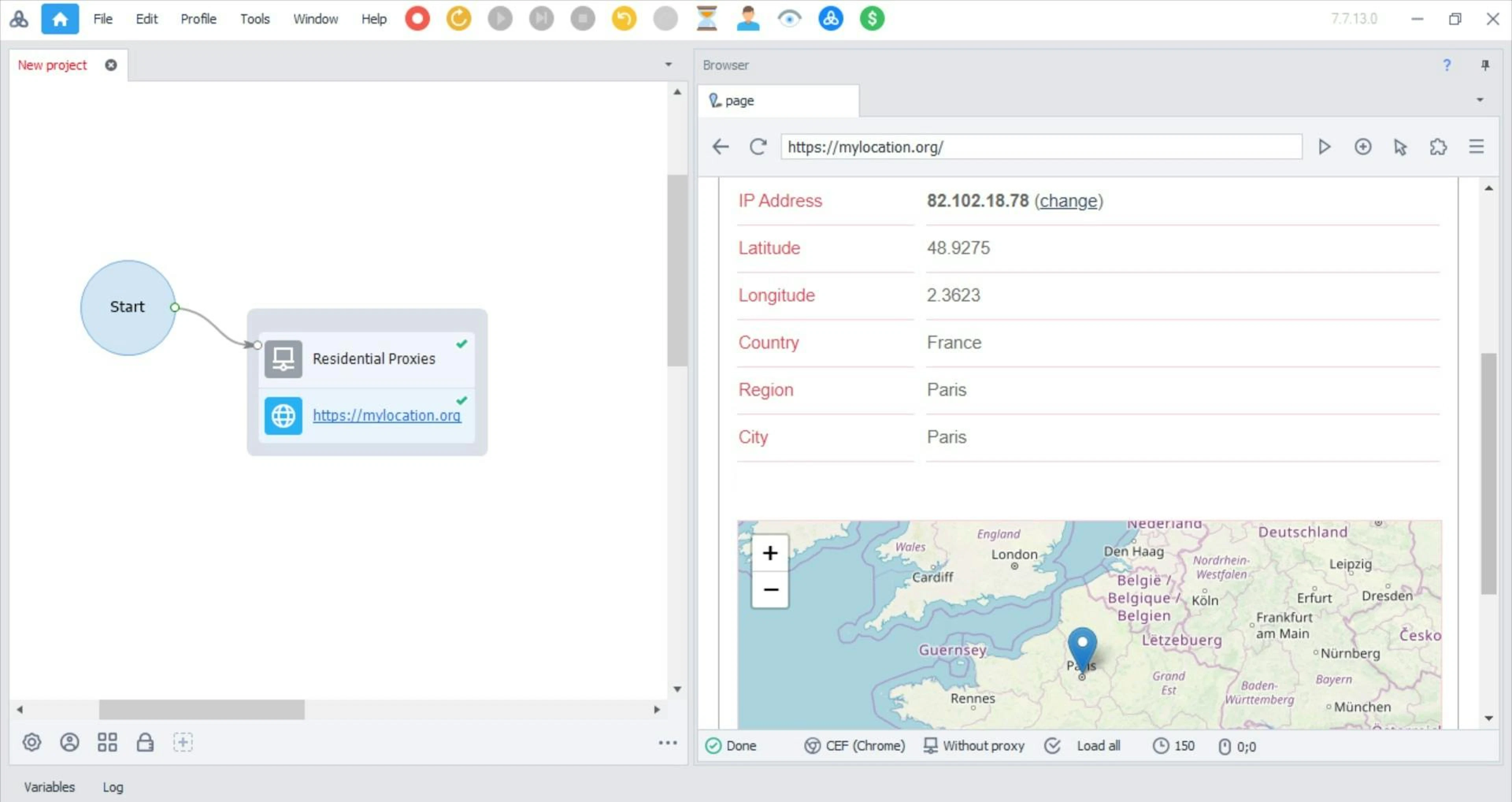 Confirming location preferences