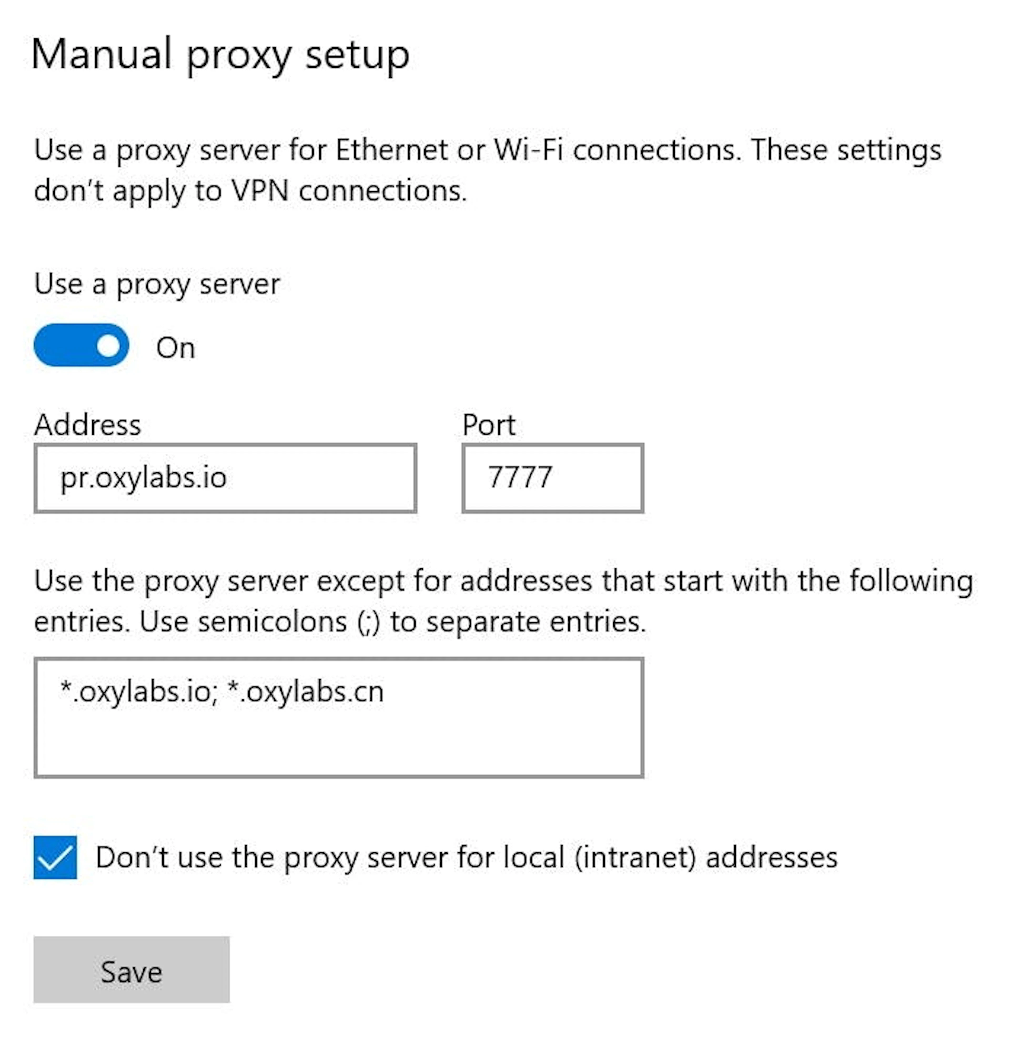 Configuring Residential Proxies