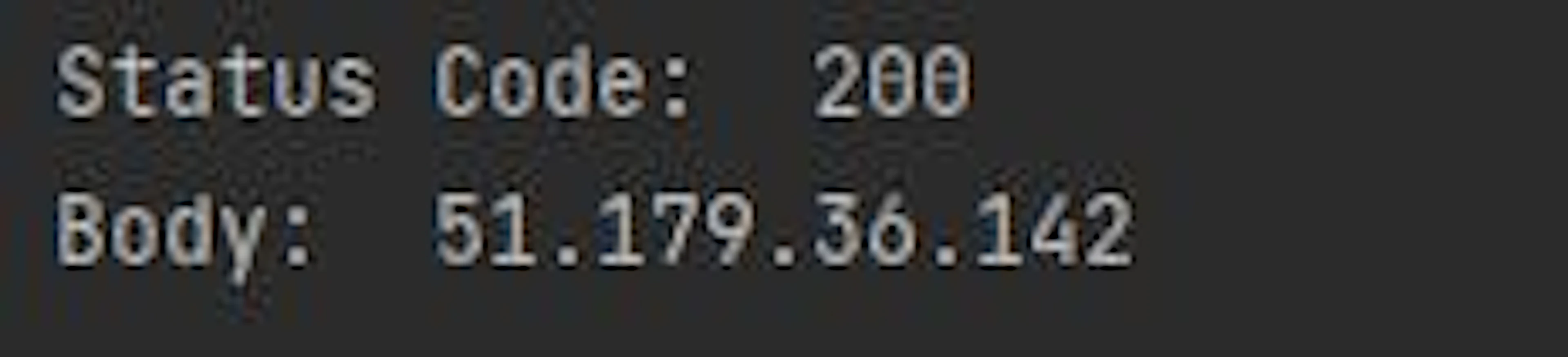 HTTP request response