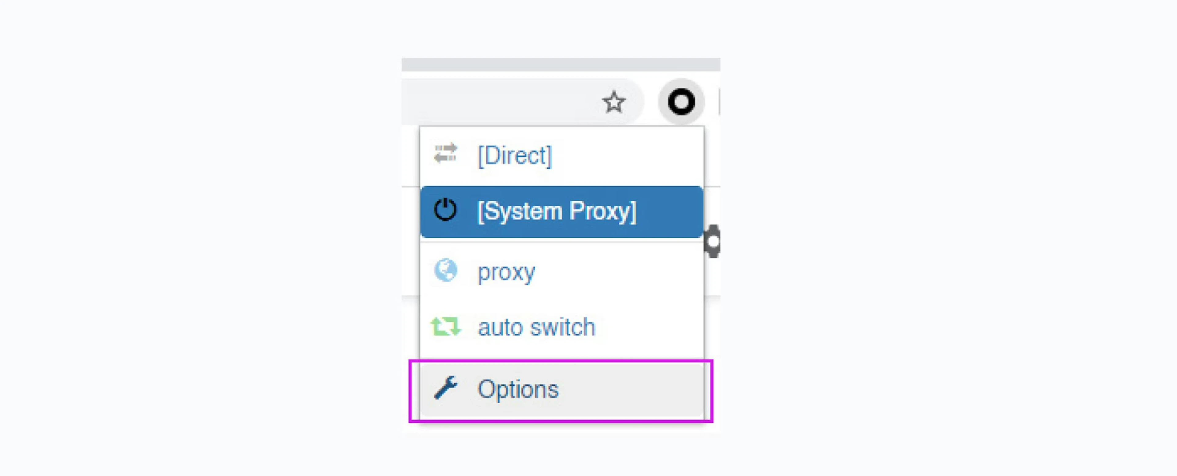 Opening options