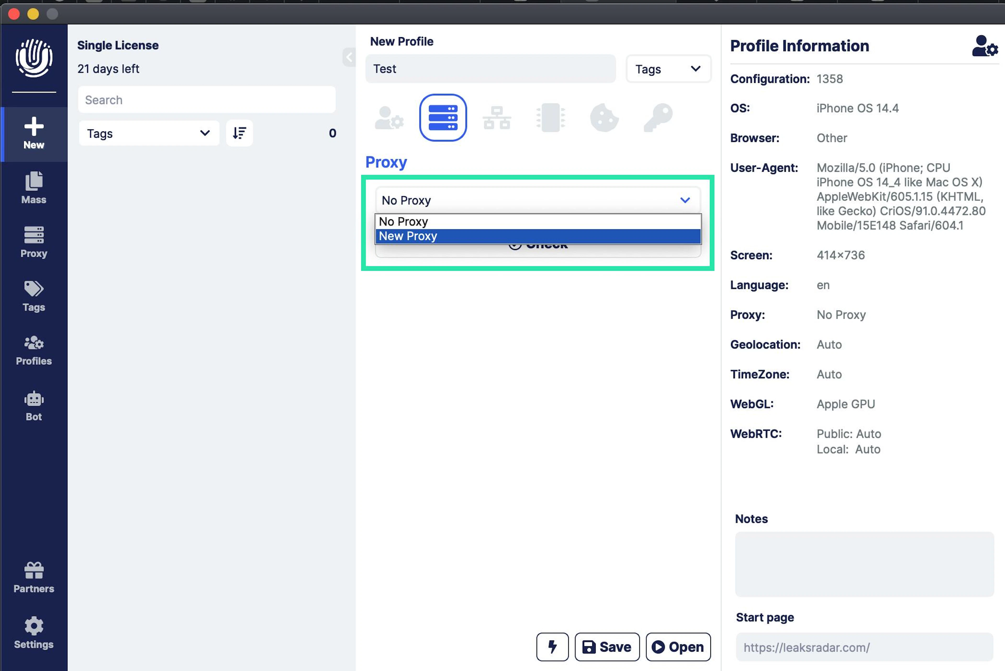 proxies for browser tool
