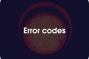 Error codes
