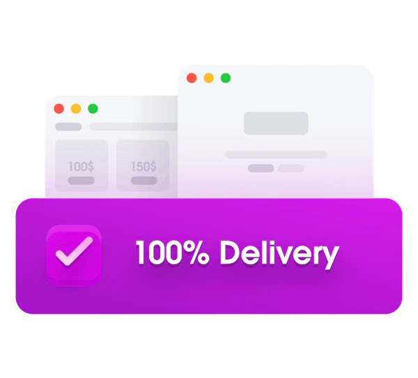 100% delivery