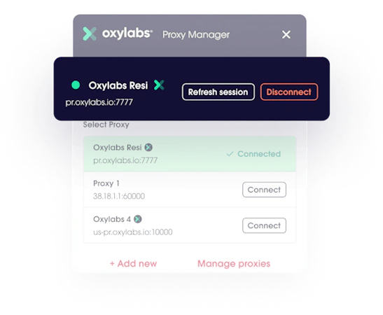 Oxy Proxy Extension