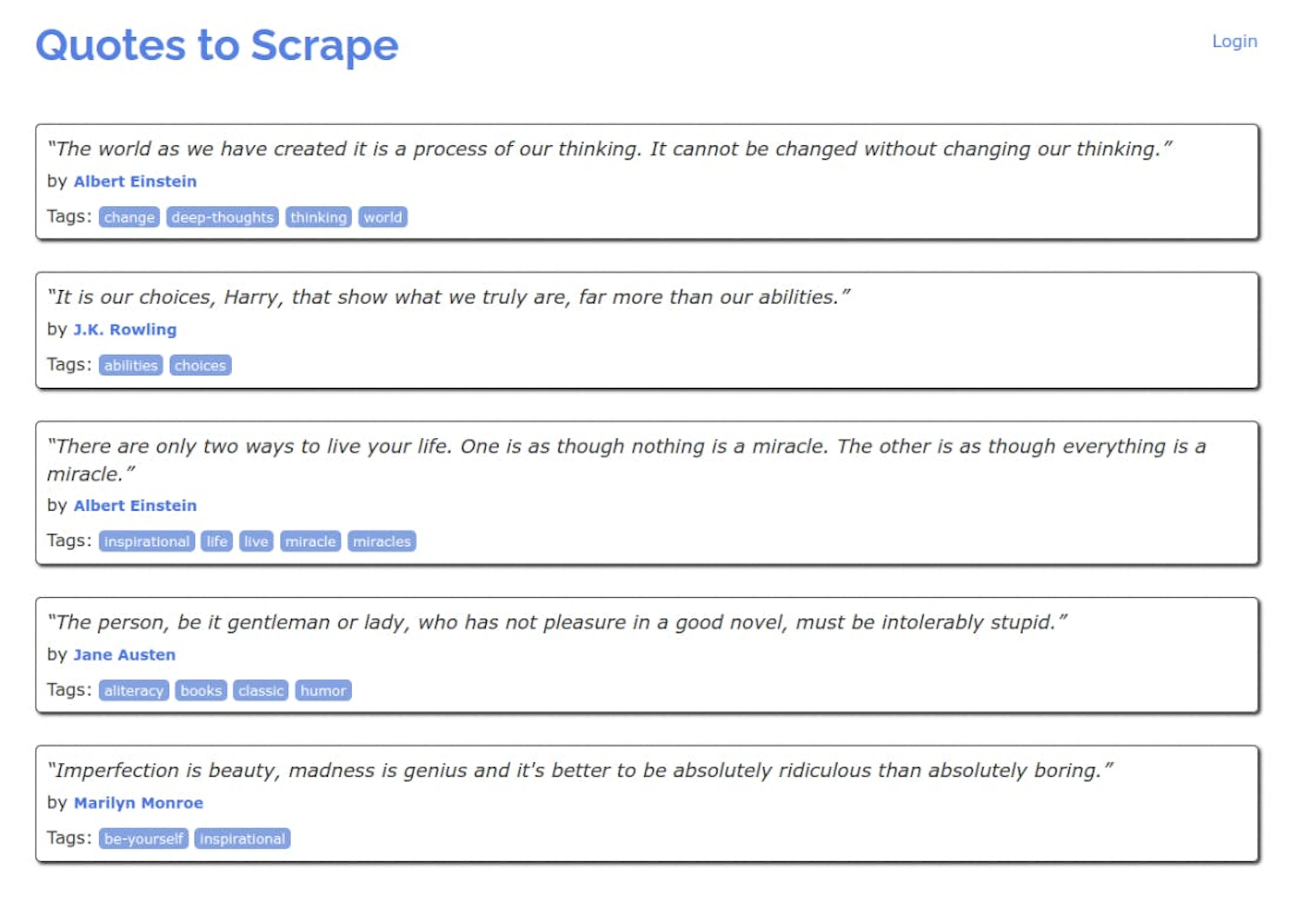 quotes to scrape