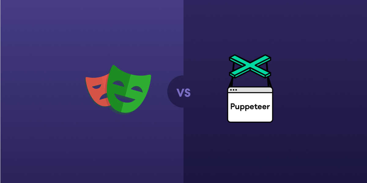 Playwright vs Puppeteer illustration