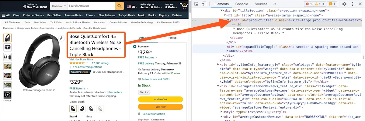 How to Web Scrape Product Data From Amazon: Python Guide