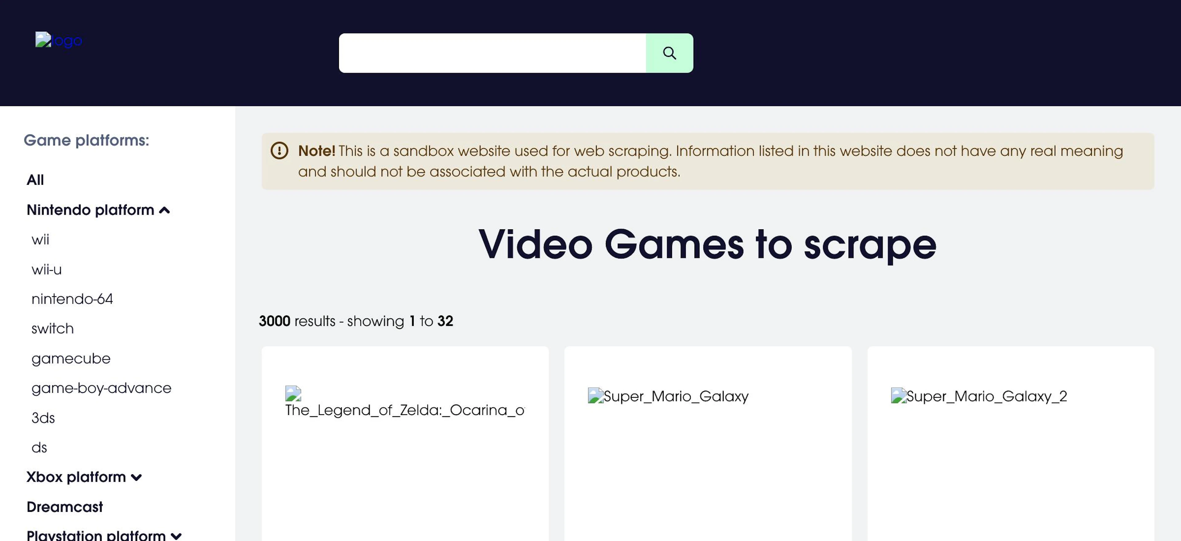 A screenshot of the web page with blocked images