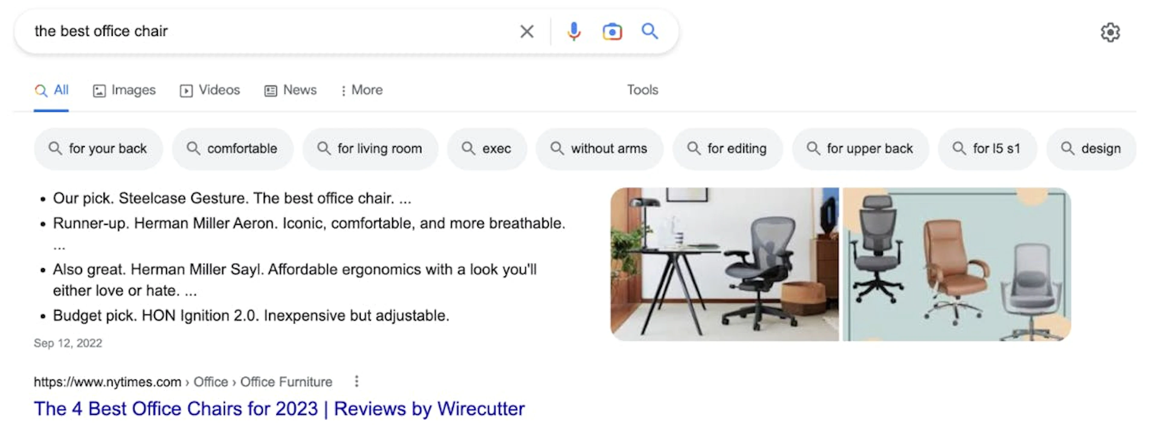 featured snippet