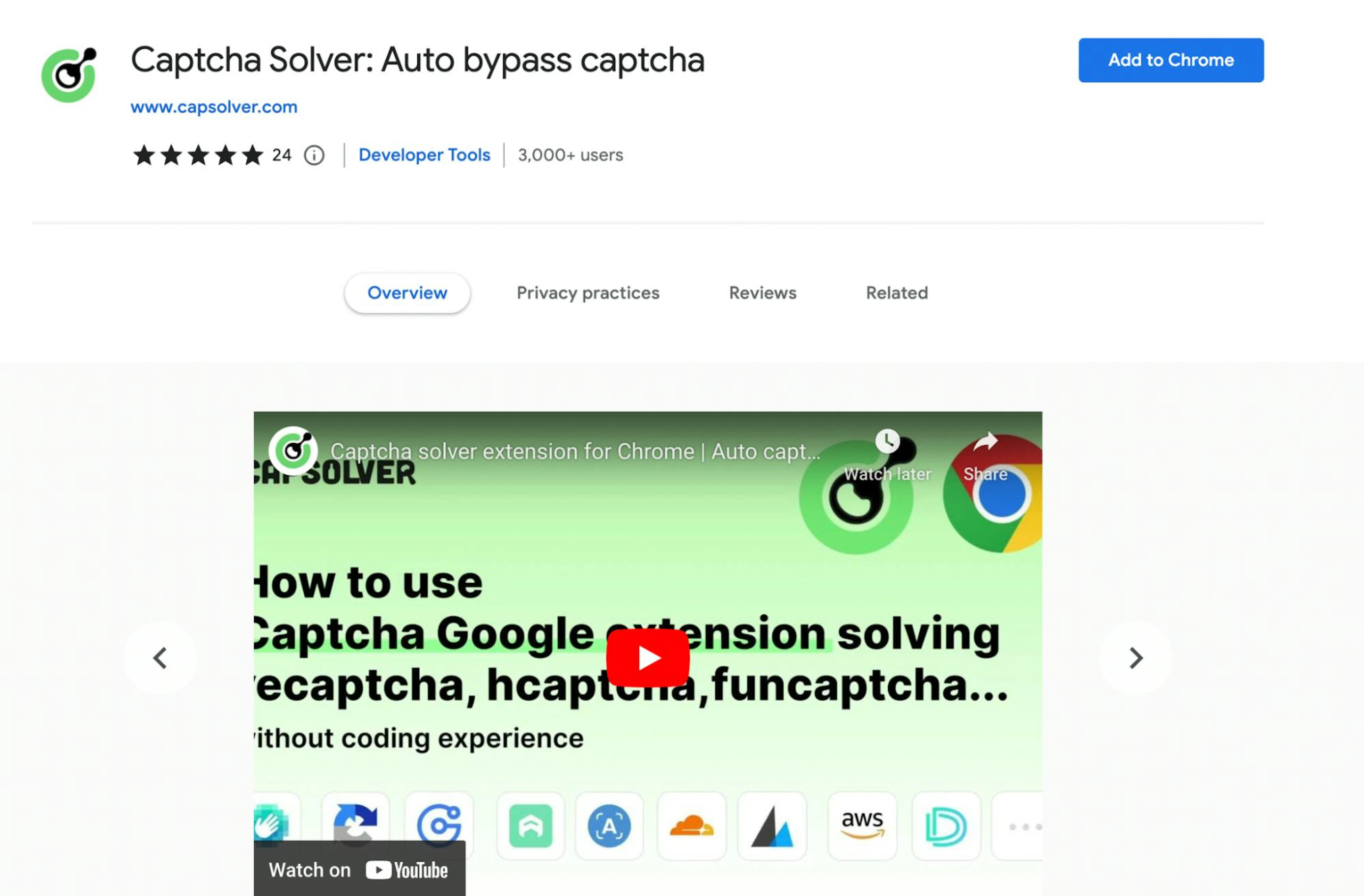 Chrome browser extension