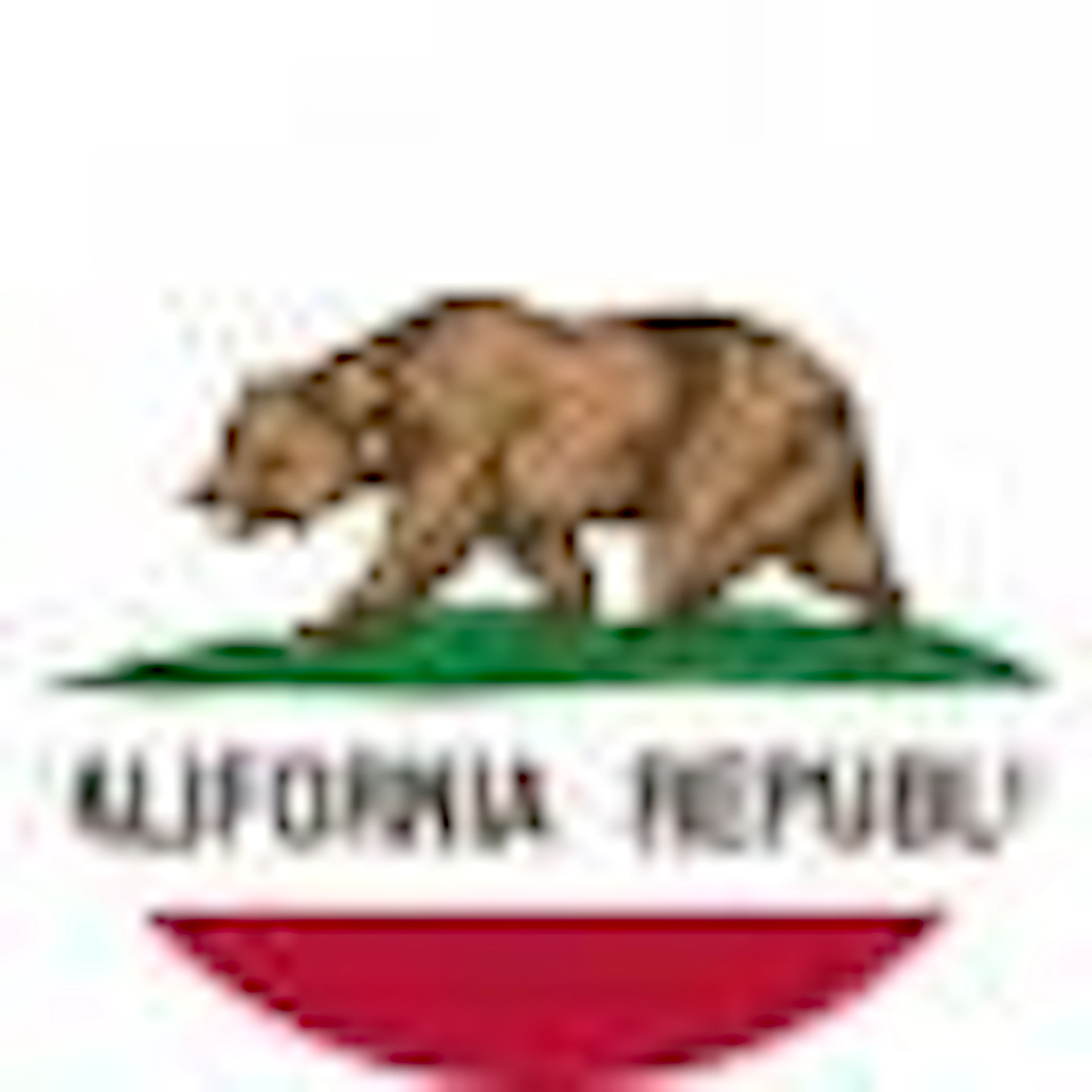 The flag of California
