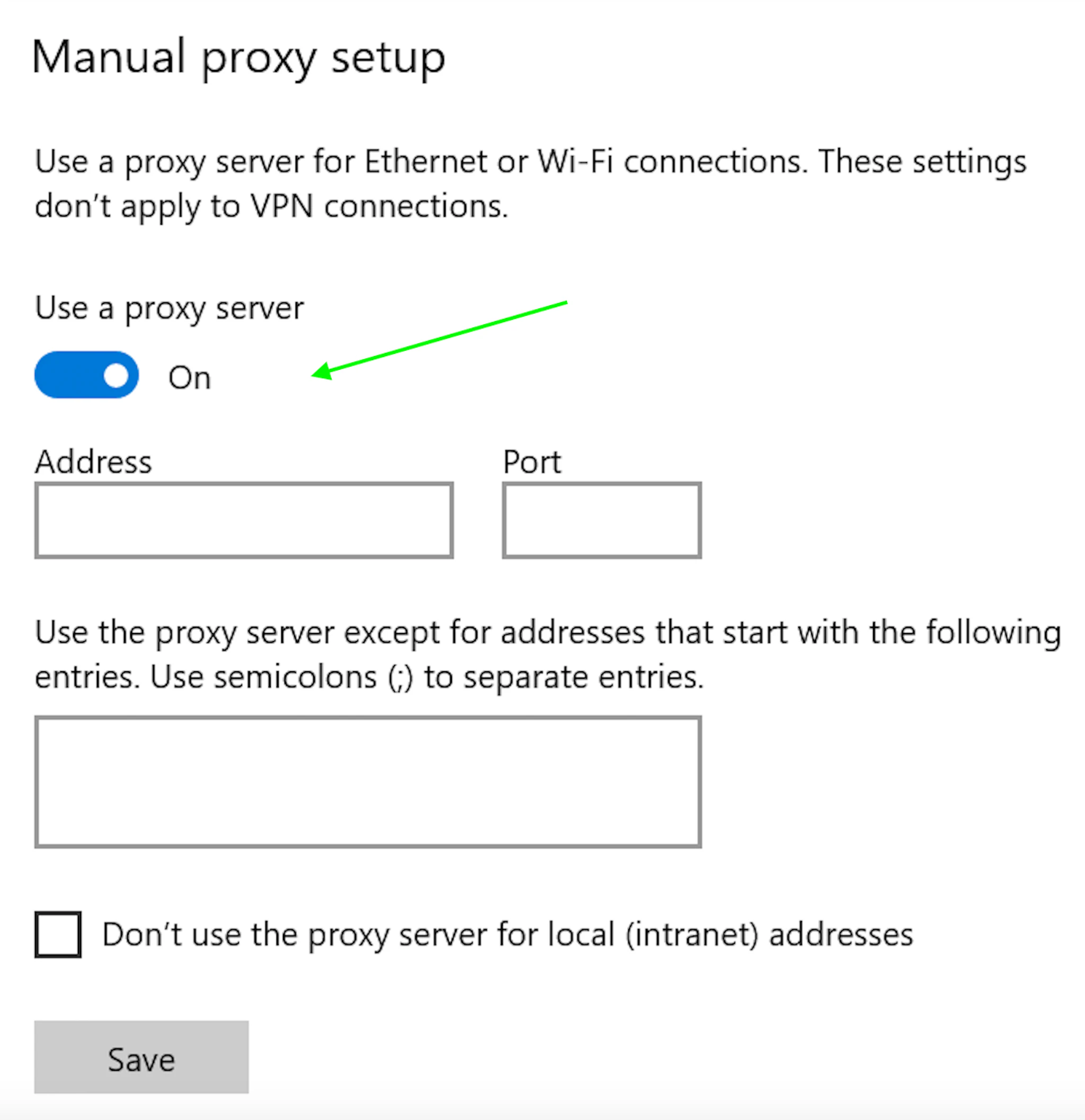 How to Find Proxy Server Address