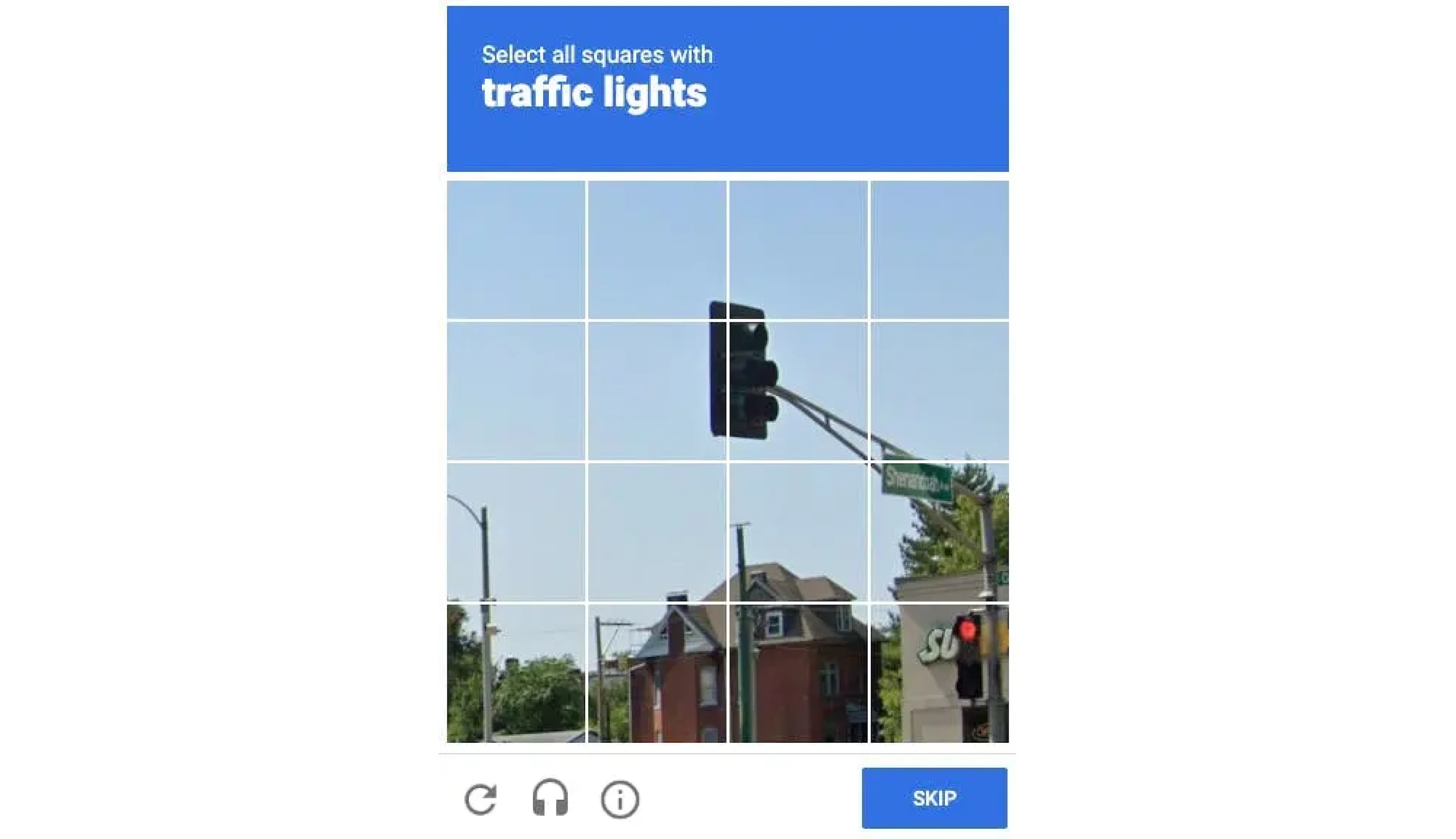 Image-based CAPTCHA example