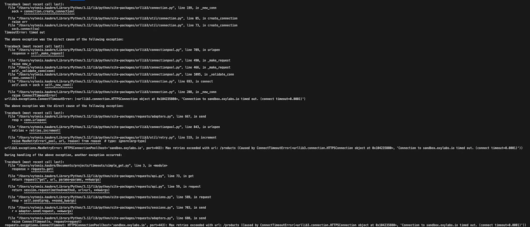 Guide to Handling Python Requests Timeout
