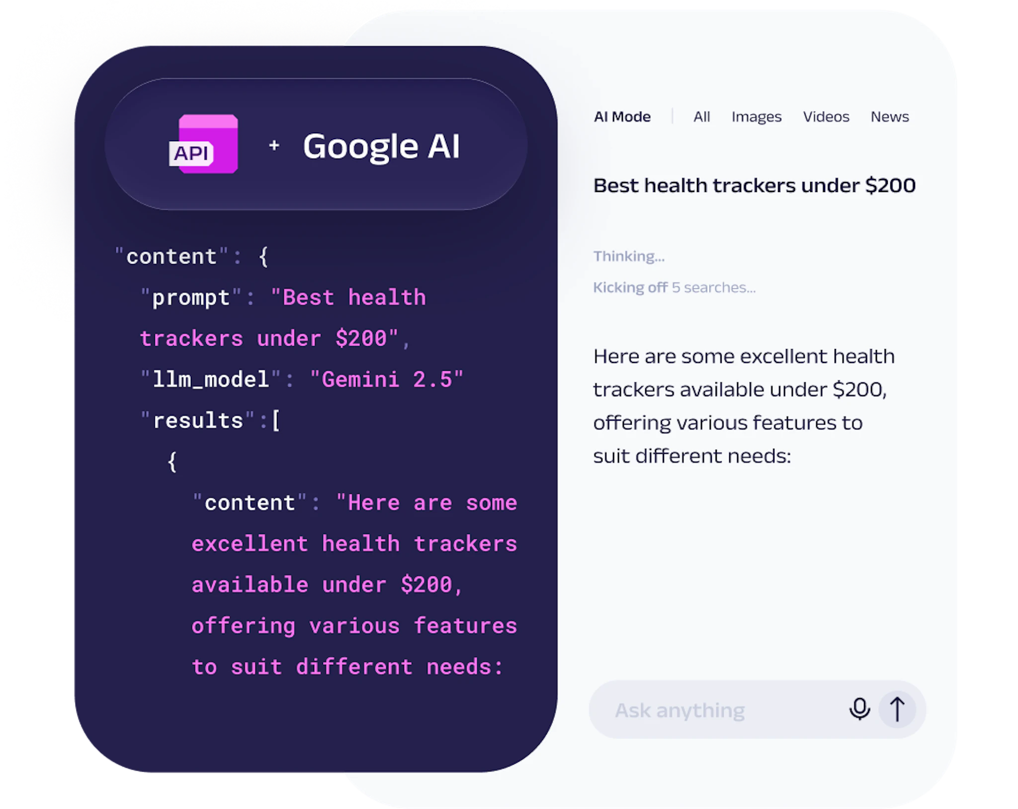 Scrape Google AI Mode with Web Scraper API