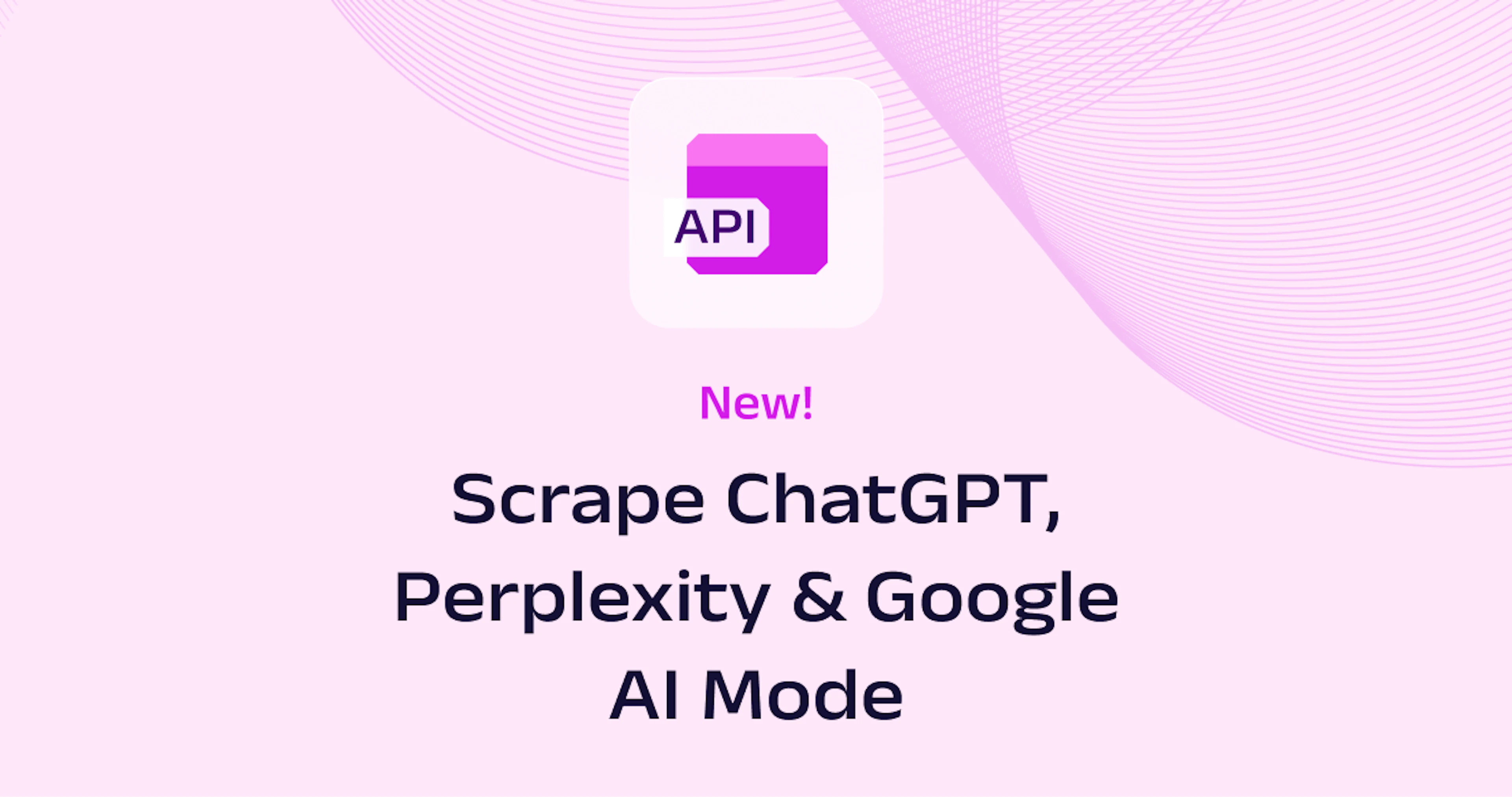New Web Scraper API Sources