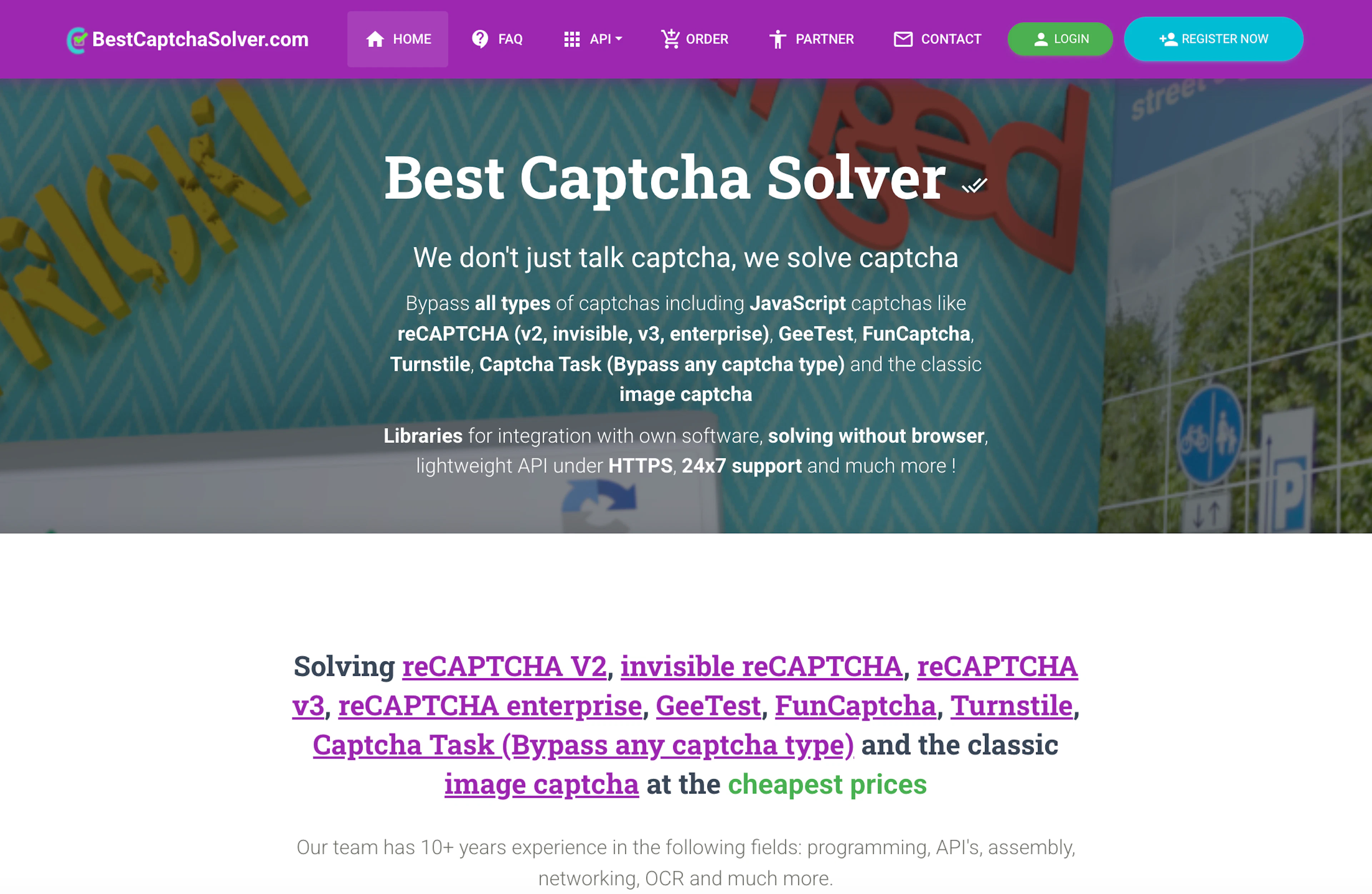 best captcha solver homepage