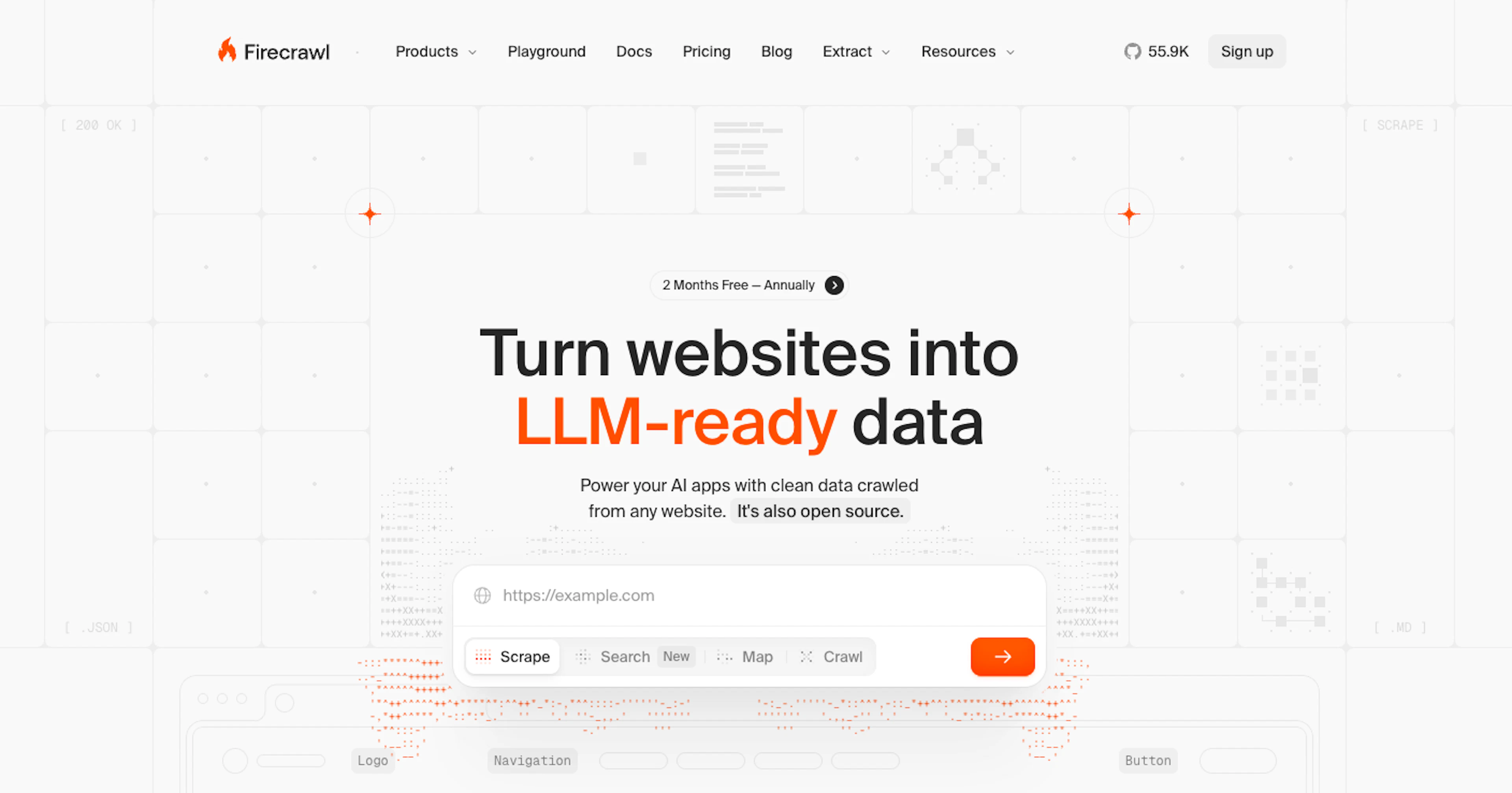 Firecrawl, turns any webpage into LLM-ready data