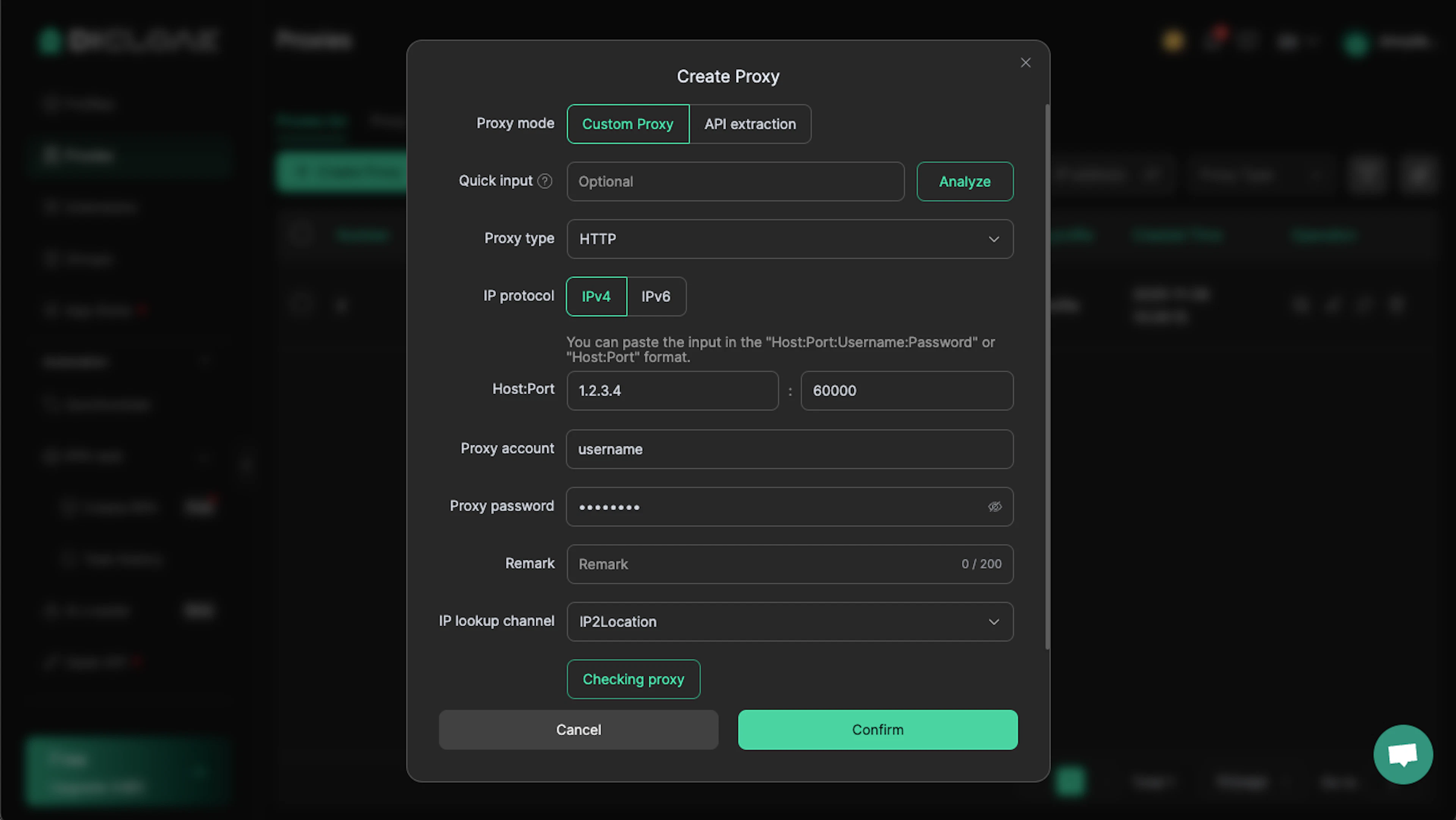 Oxylabs Enterprise Dedicated Datacenter Proxy details for DICloak