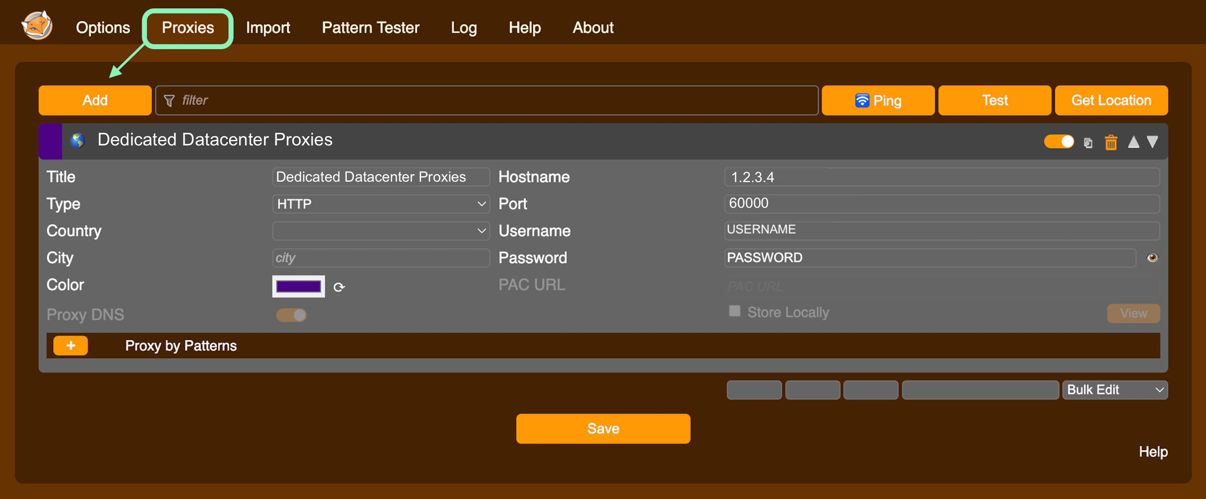 Configuring Oxylabs Enterprise Dedicated Datacenter Proxies (Chrome)